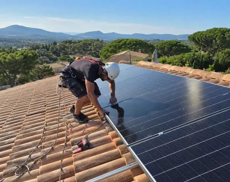 Installateur panneaux solaires Montaren-et-Saint-Médiers — pose photovoltaïque sur toiture