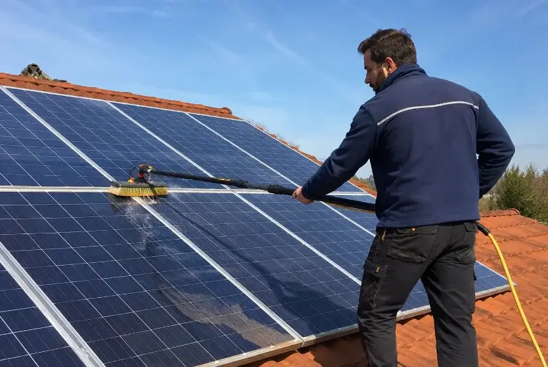 Nettoyage et entretien de panneaux solaires à Montaren-et-Saint-Médiers